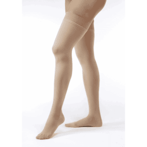 Meia de Compressão Unissex JOBST Opaque Meia Coxa 7/8 15-20mmHg - Natural