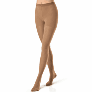 Meia de Compressão Feminina Meia Calça - 15-20mmHg - JOBST UltraSheer – Mel - Fechada
