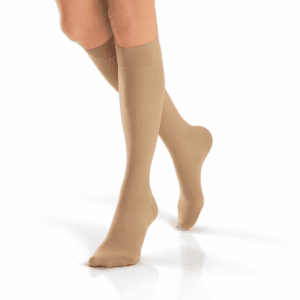Meia de Compressão Feminina Panturrilha 3/4 20-30mmHg - JOBST UltraSheer - Mel