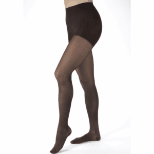 Meia de Compressão Feminina Meia Calça - 15-20mmHg - JOBST UltraSheer - Preta - Fechada
